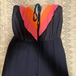 Strapless maxi dress Sz Med Excellent condition!